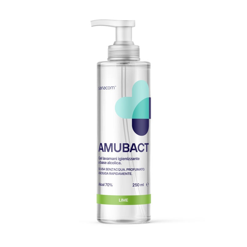 Amubact Family Pack ***Conf. 7pz*** - Igienizzante mani profumato con formula emolliente anti-secchezza - Alcol 70%